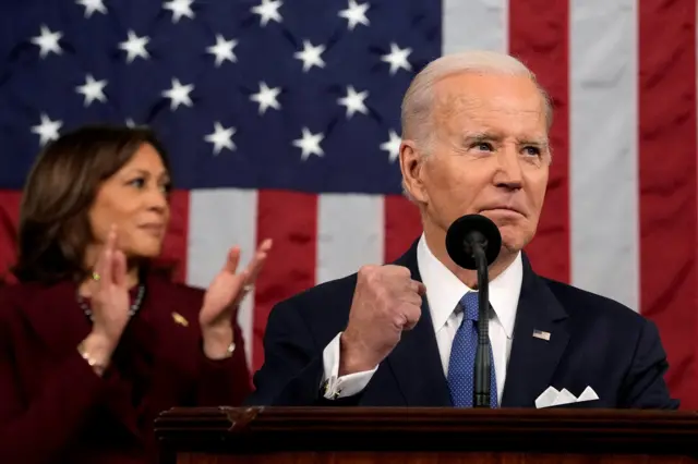 Kamala Harris and Joe Biden