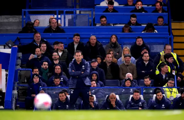 Chelsea manager Frank Lampard at Stamford Bridge