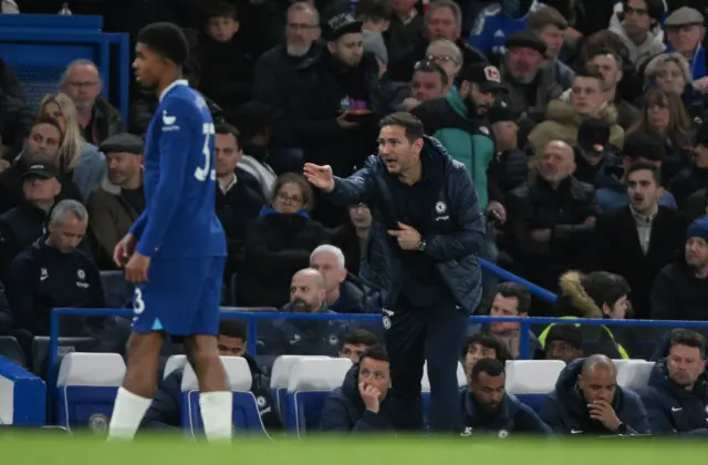 Chelsea manager Frank Lampard at Stamford Bridge