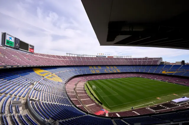 Barcelona's Nou Camp stadium