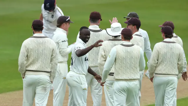 Kemar Roach 3-31 at Edgbaston