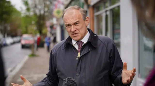 Liberal Democrat leader Sir Ed Davey