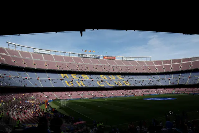 Barcelona's Nou Camp stadium