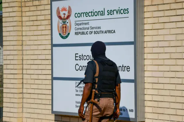 A general view at Estcourt Correctional Centre during Minister Lamola visit on July 08, 2021 in Estcourt, South Africa.