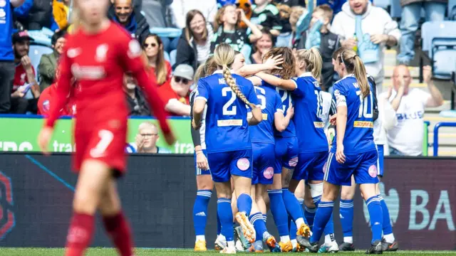 Leicester celebrate