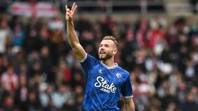 Ryan Porteous celebrates scoring against Sunderland