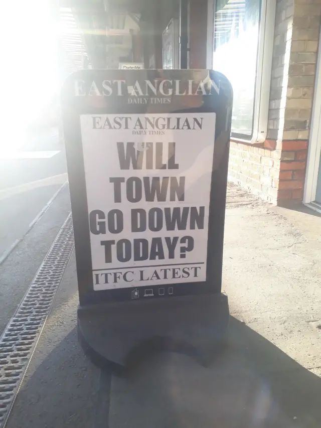 East Anglian Daily Times billboard