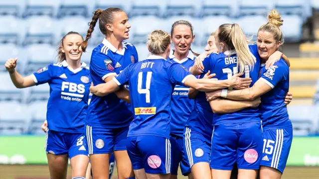 Leicester celebrate