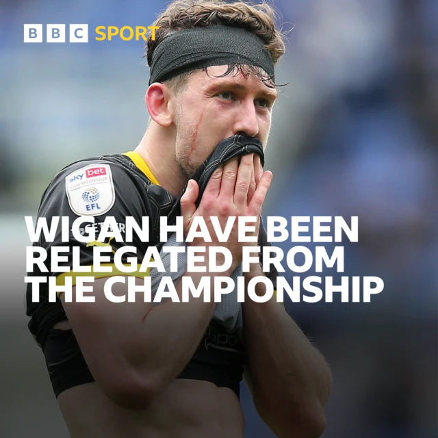 Wigan relegated