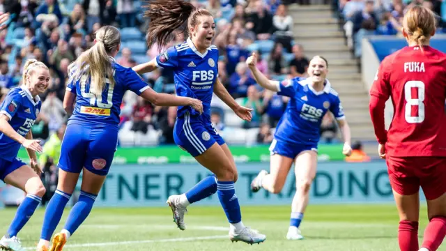 Missy Goodwin celebrates