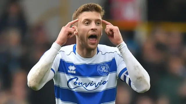 Sam Field in action for QPR