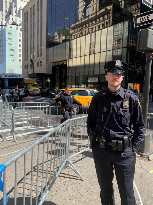 Police outside Trump Tower