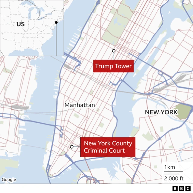 Trump's route map