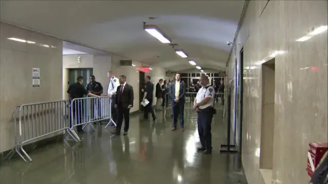 Hallway inside the courthouse