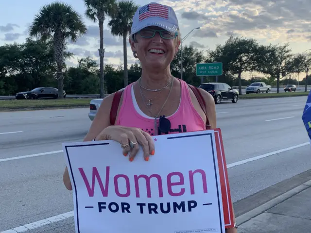 Trump supporter Mary beth