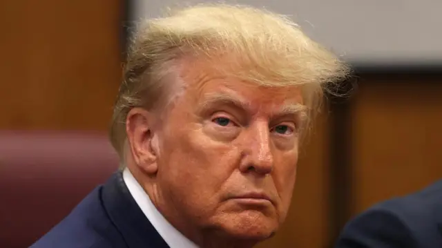 Donald Trump in court