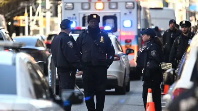 Police outside Trump Tower