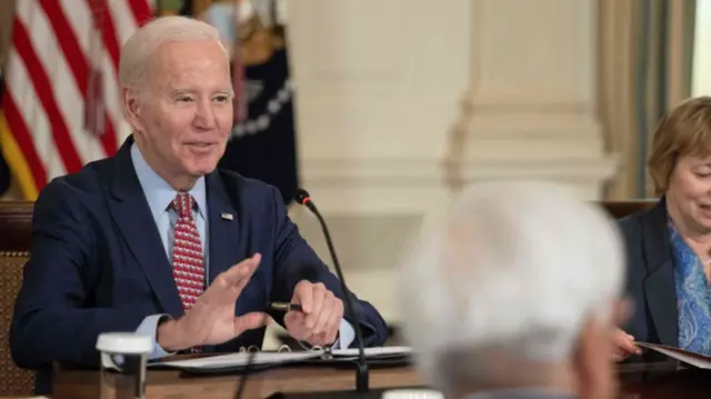 Joe Biden at science and technology meeting