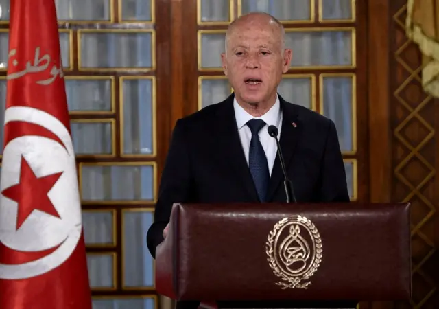 Tunisia's President Kais Saied