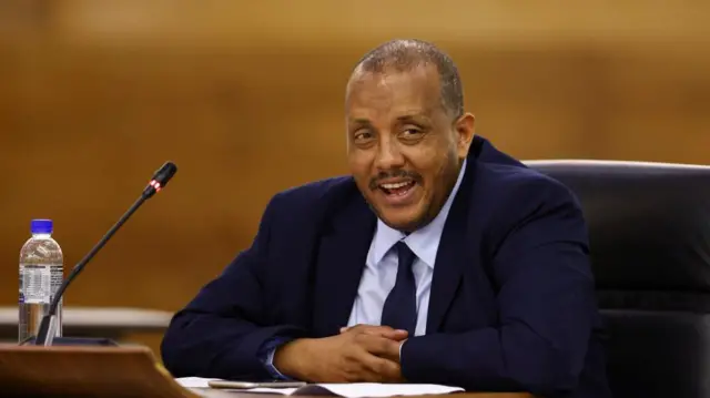 Getachew Reda attends the AU-led negotiations to resolve the conflict in northern Ethiopia, in Pretoria, South Africa, November 2, 2022