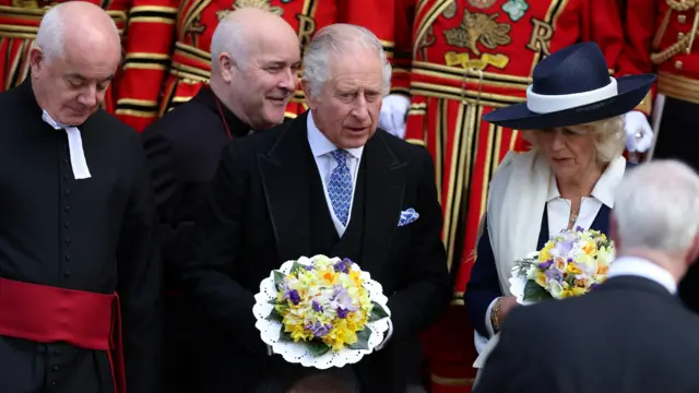 King Charles leaves York Minster