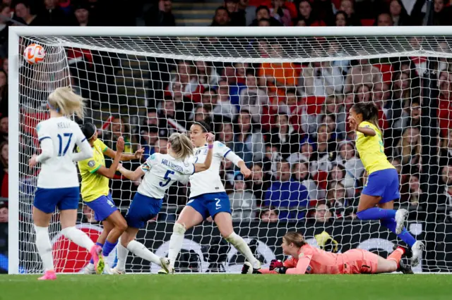 Brazil snatch an equaliser in the closing minutes.