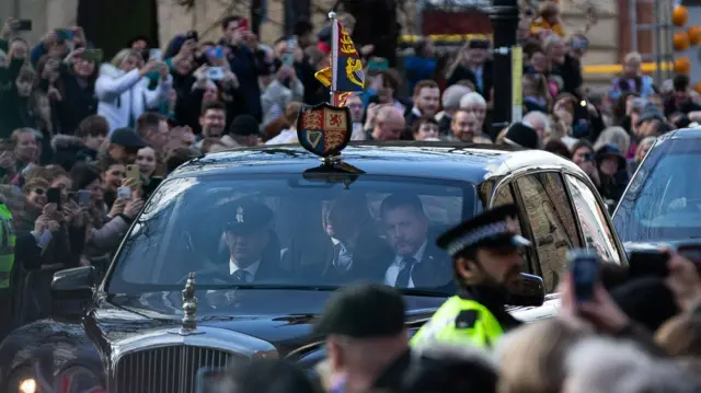 King and Queen Consort arrive at York Minster