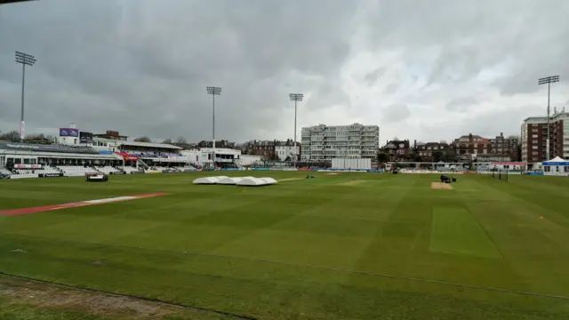 Covers on at Sussex CCC