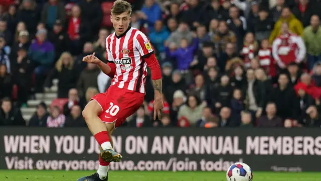 Jack Clarke scores for Sunderland