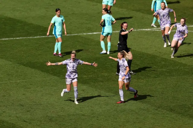 Scotland celebrate