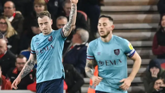 Burnley celebrate