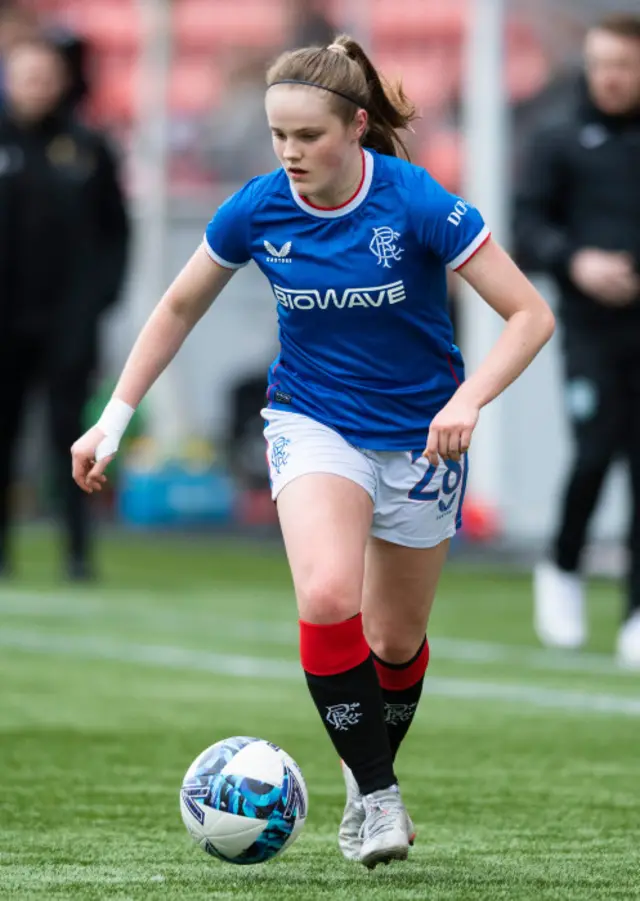 Emma Watson playing for Rangers