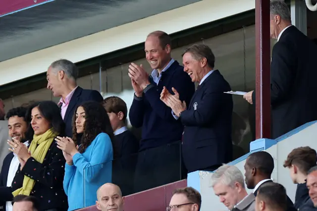 Prince William attends the football this weekend