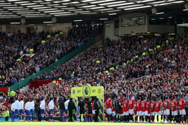 Old Trafford for Man Utd v Everton