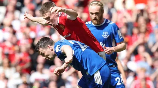 Scott McTominay and Seamus Coleman