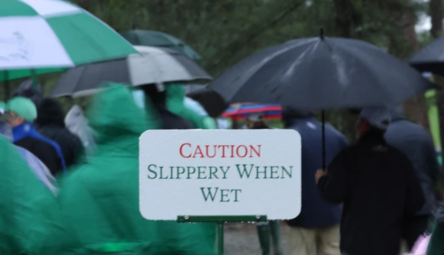 Slippery sign