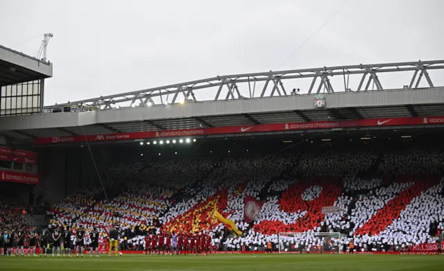 Anfield commemorations to Hillsborough disaster