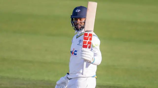 Shai Hope celebrates his half century