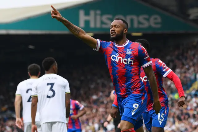 Jordan Ayew celebrates goal