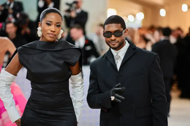 Bianca Saunders and Usher attend The 2023 Met Gala