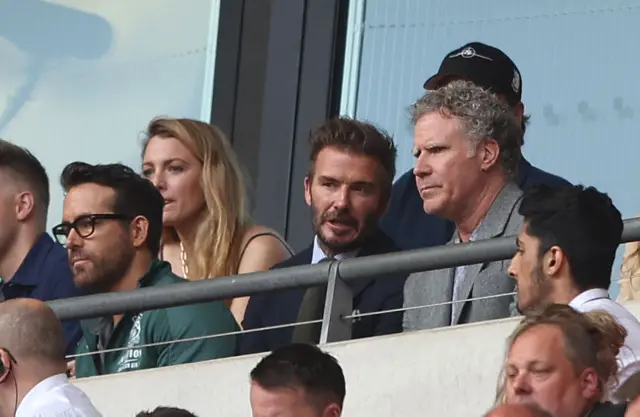 David Beckham and Will Ferrell at Wrexham