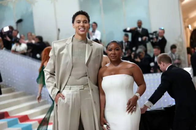 Brittney Griner attend The 2023 Met Gala Celebrating "Karl Lagerfeld: A Line Of Beauty" at The Metropolitan Museum of Art on May 01, 2023 in New York City