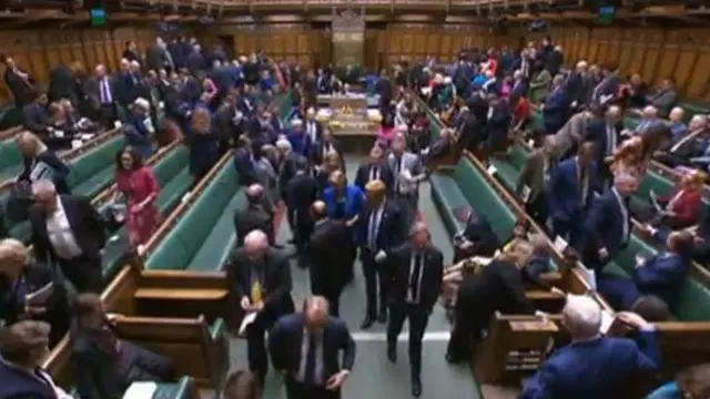 MPs leave House of Commons