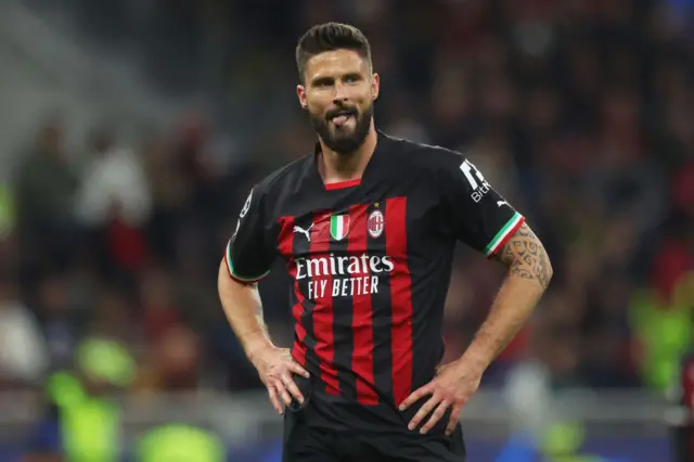 AC Milan's Olivier Giroud