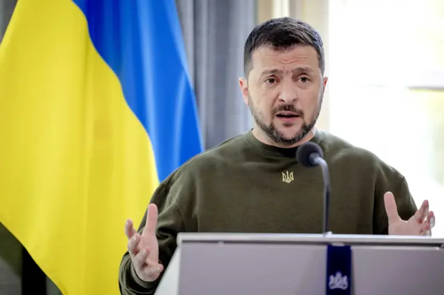 Ukraine's President Volodymyr Zelensky