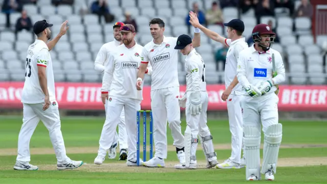 James Anderson wicket