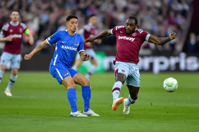 West Ham's Michail Antonio