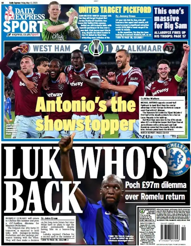 Express back page