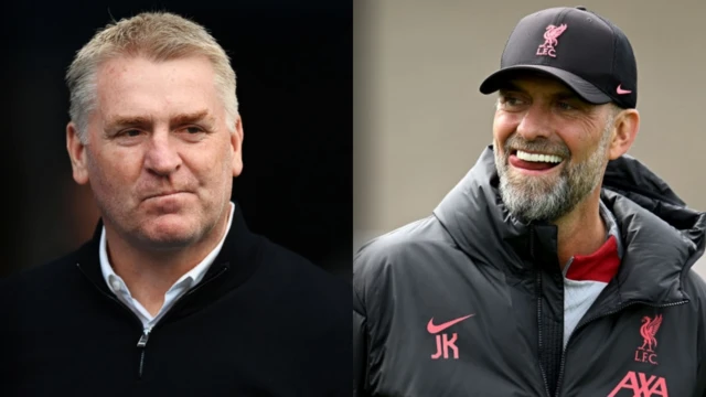 Dean Smith and Jurgen Klopp