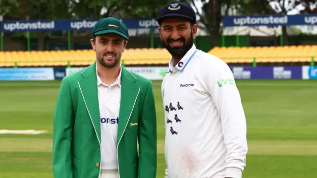 Lewis Hill and Cheteshwar Pujara